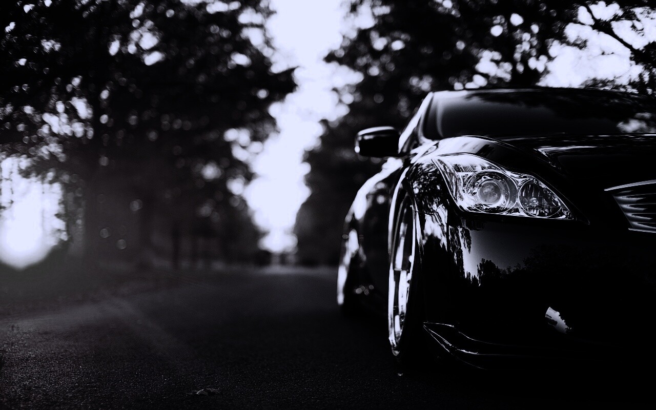 Автомобиль на закате обои