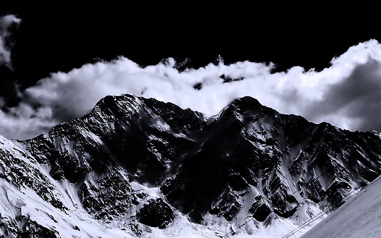 Снежные горы обои