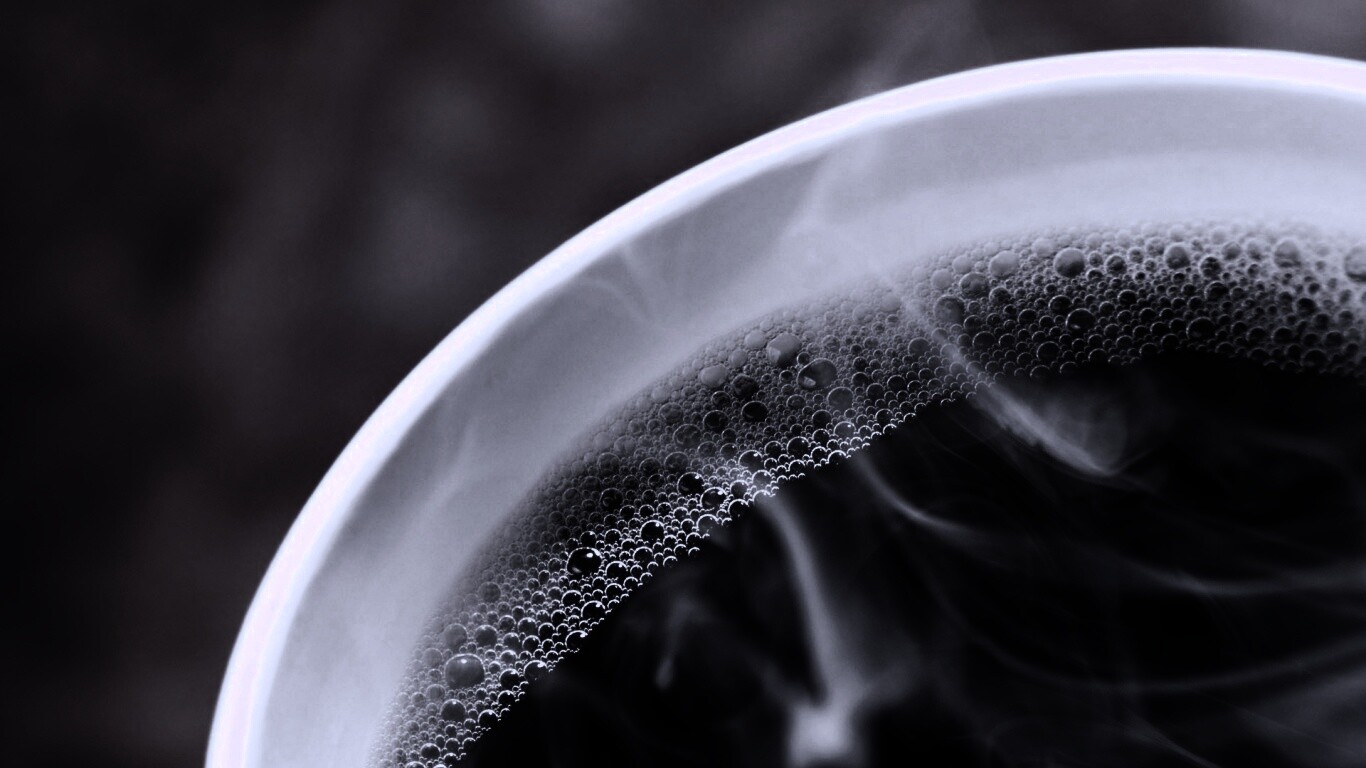 Горячее кофе обои