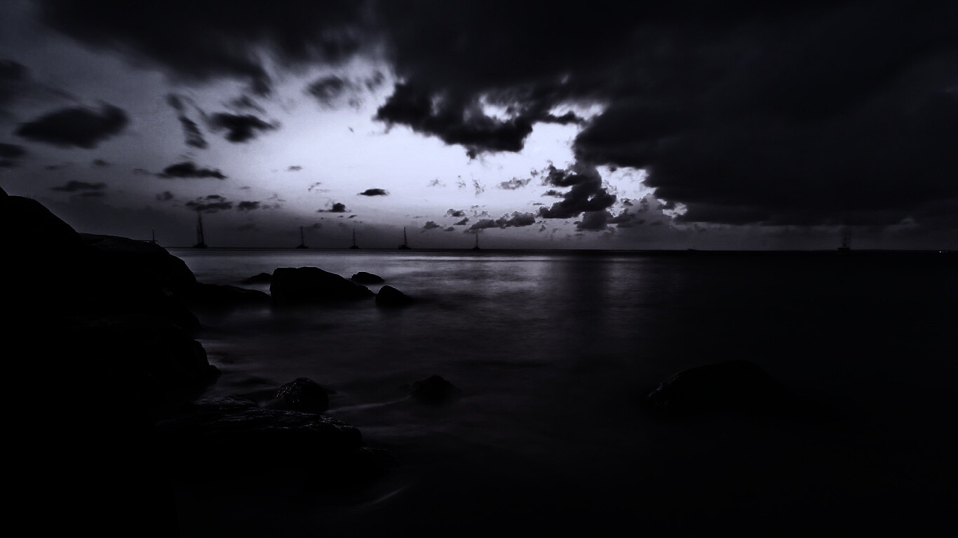 Кровавое море обои