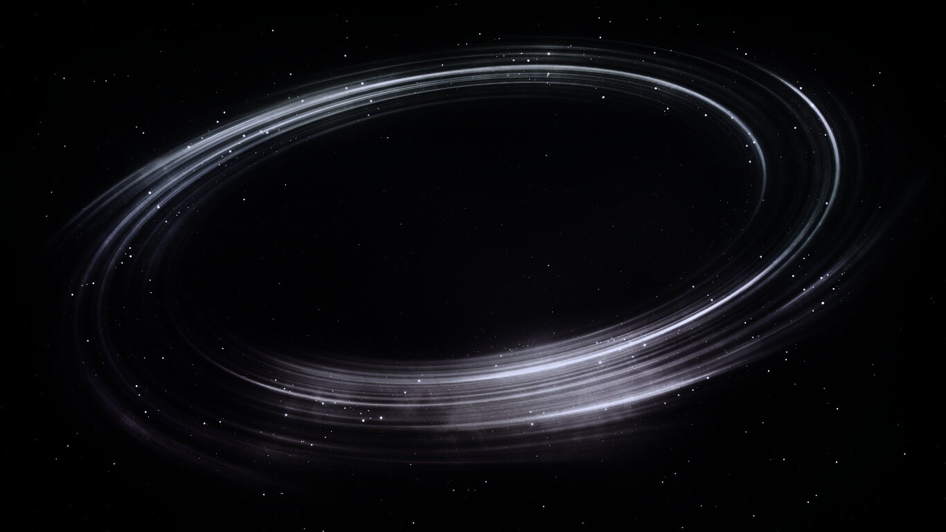 Радужный световой круг обои