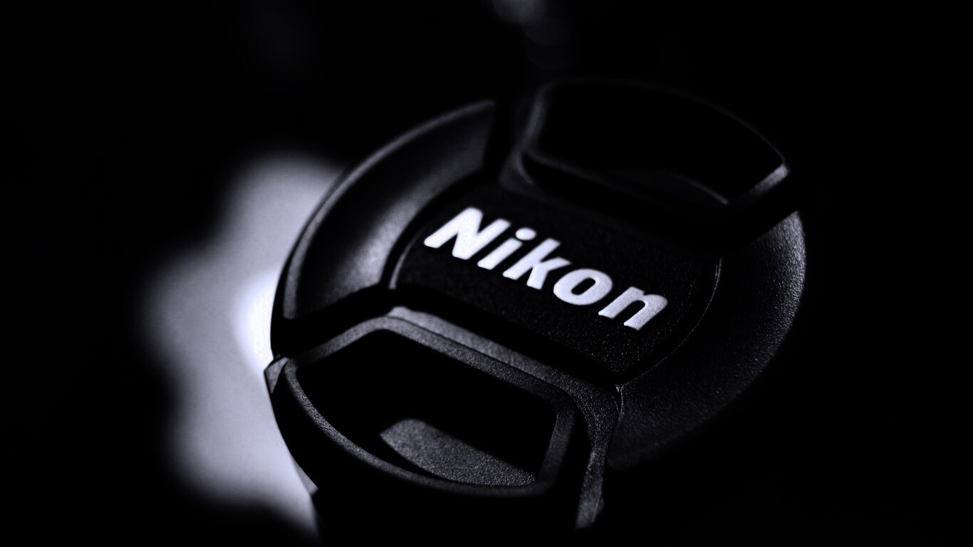 Крышечка от объектива Nikon обои