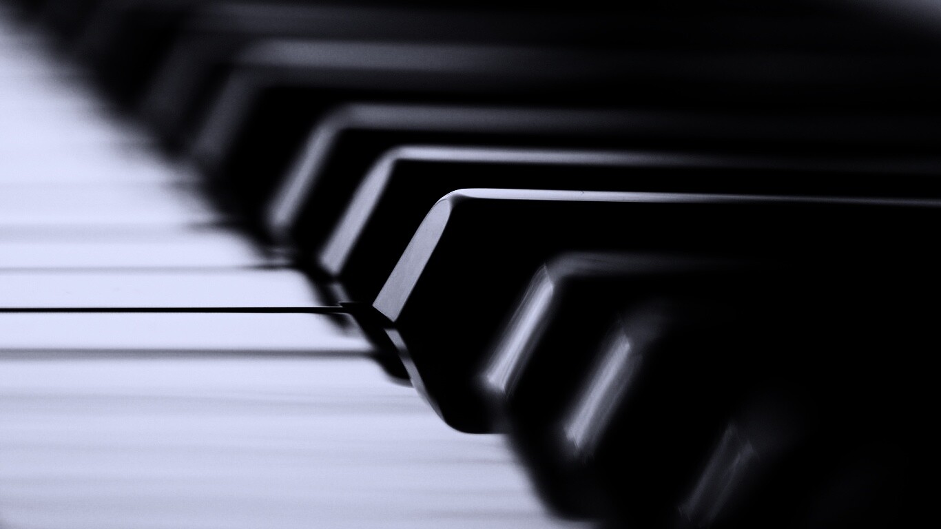 Клавиши  рояля обои