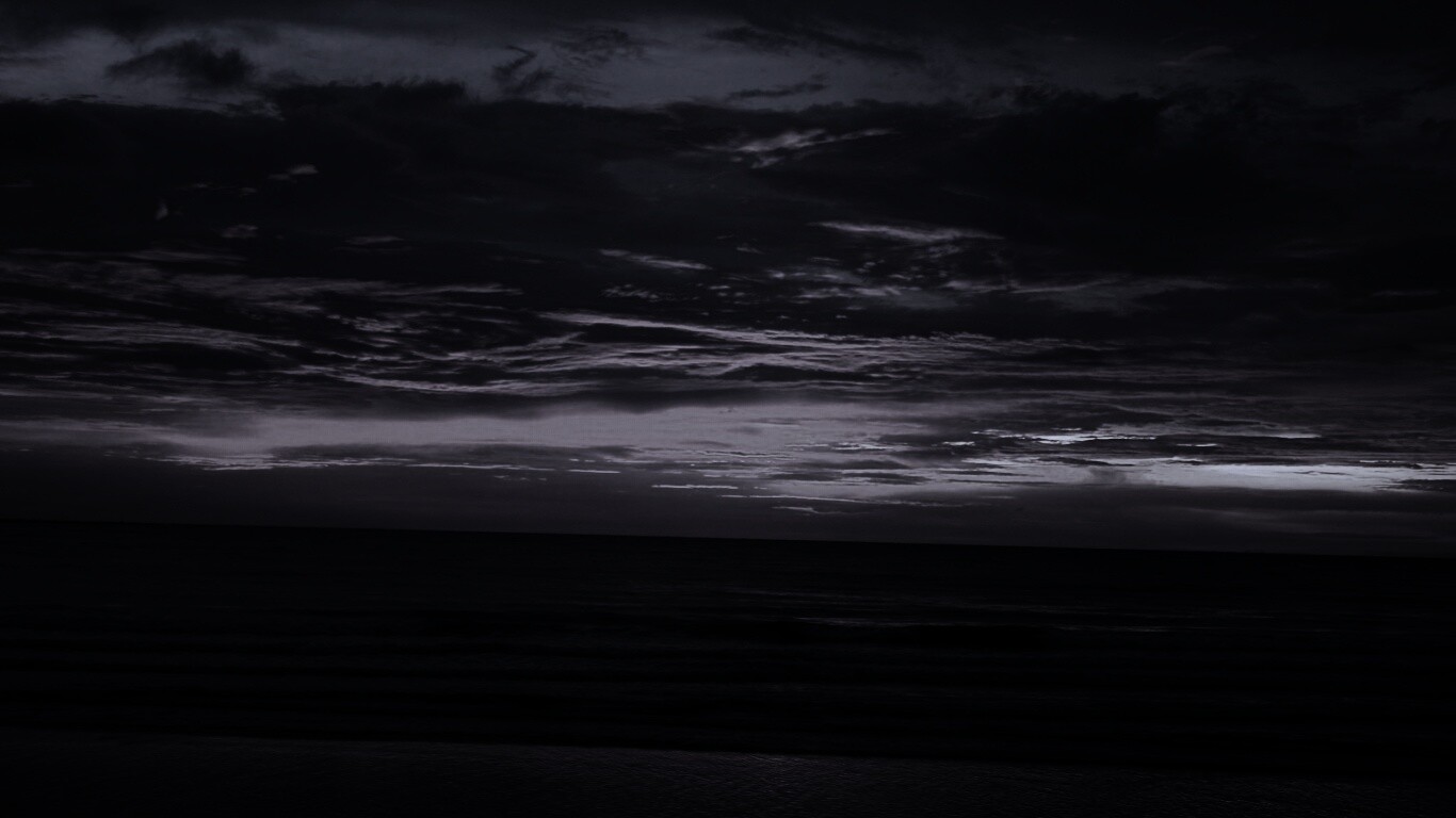 Закат на море обои