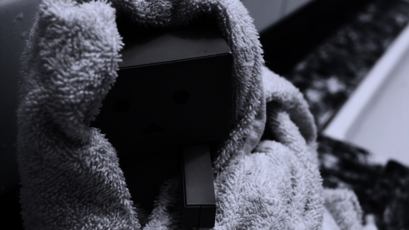 Yotsubato Danbo в полотенце обои