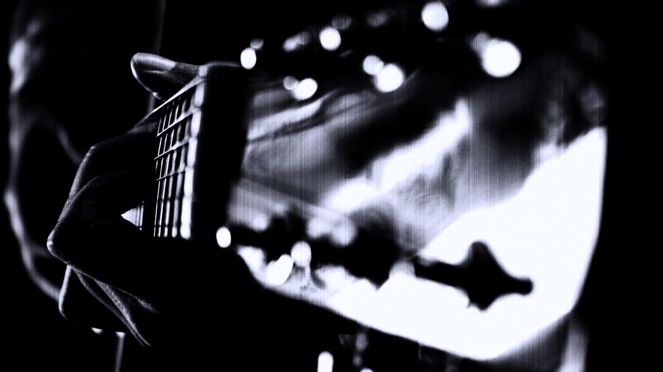 Игра на гитаре обои