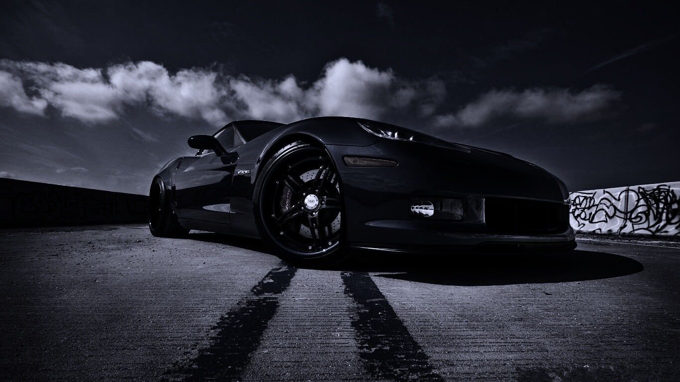 Синий спорткар обои