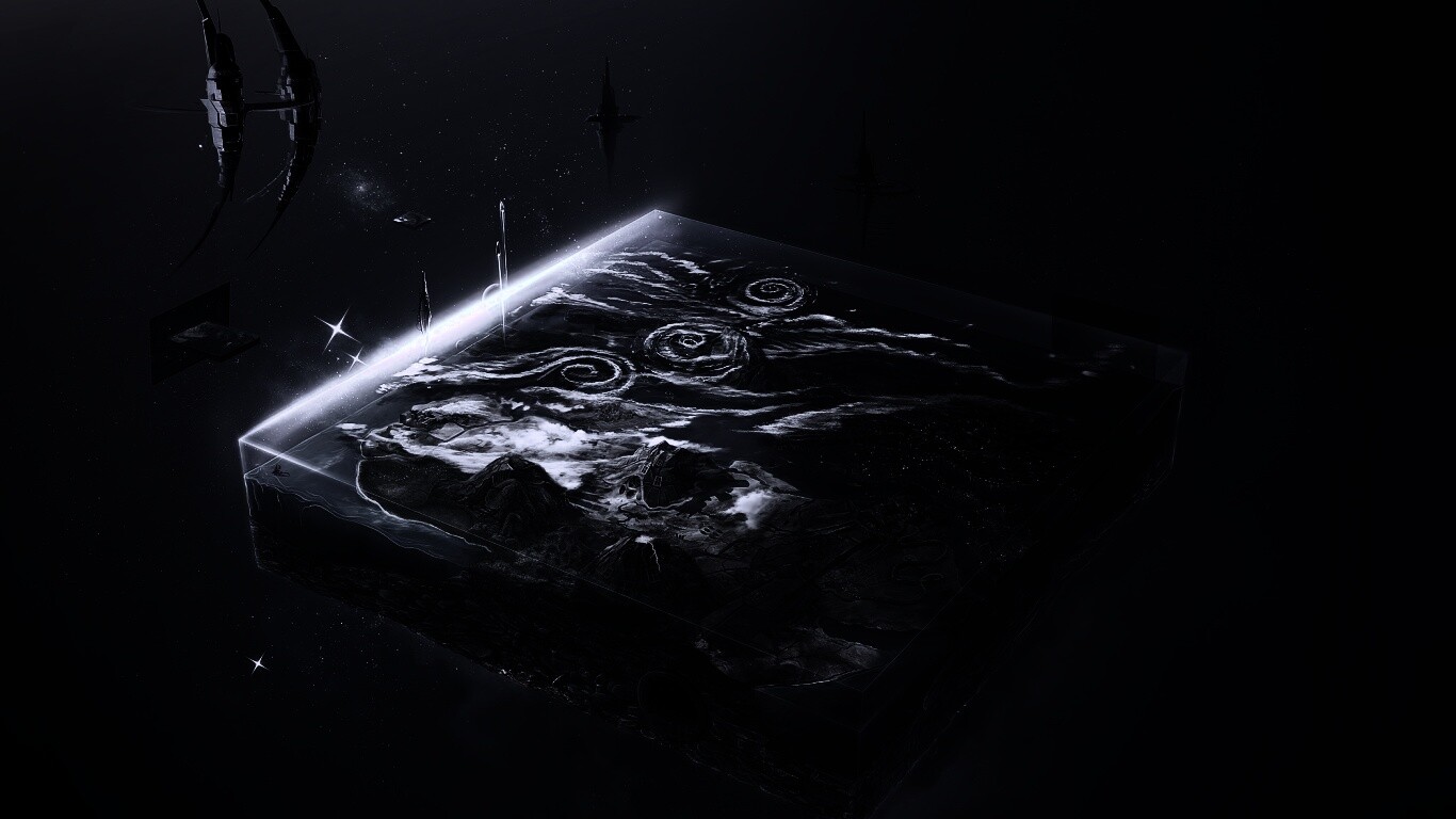 Плоский мир из Homeworld обои