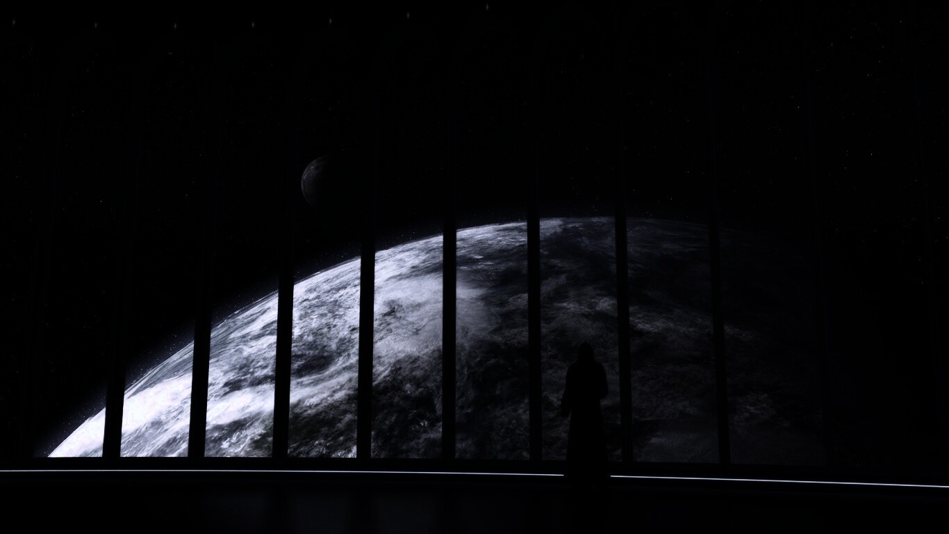 Вид на планету обои