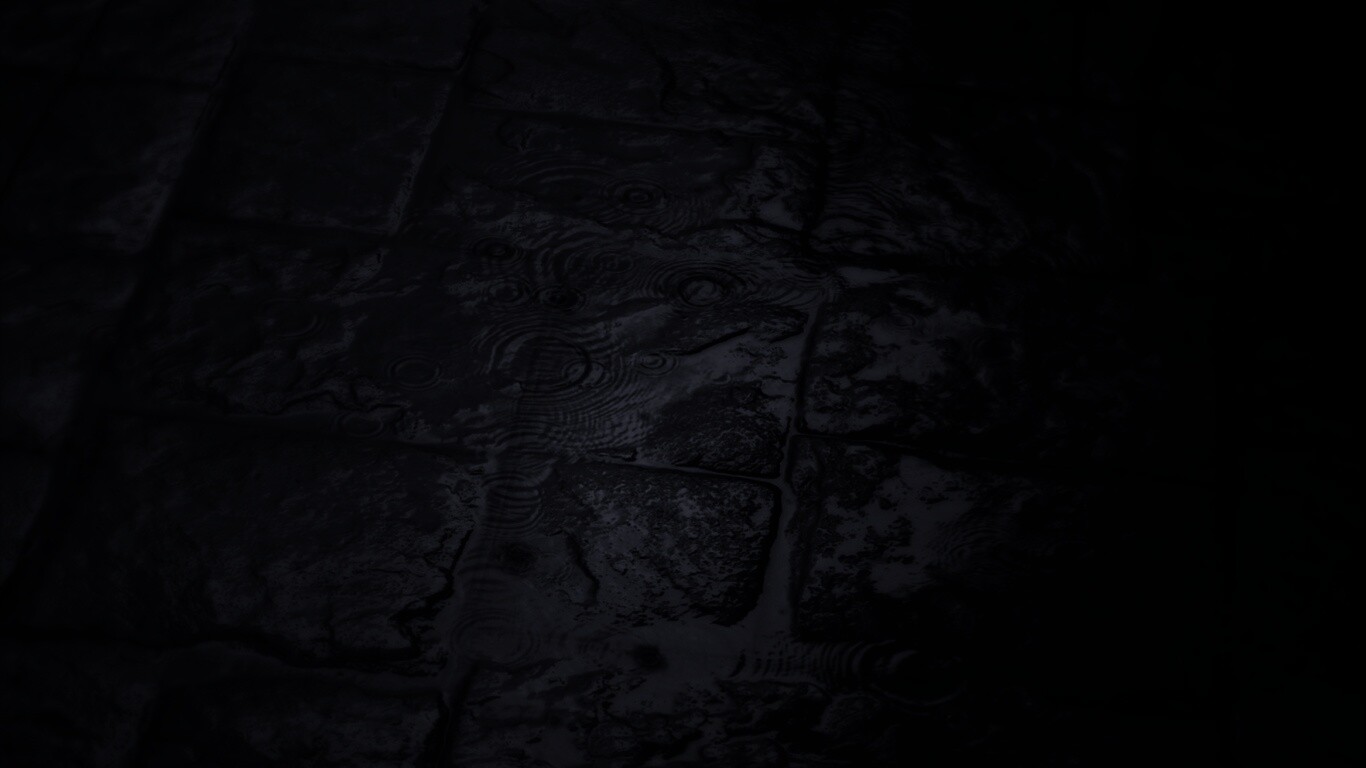 Дождь на мостовой обои