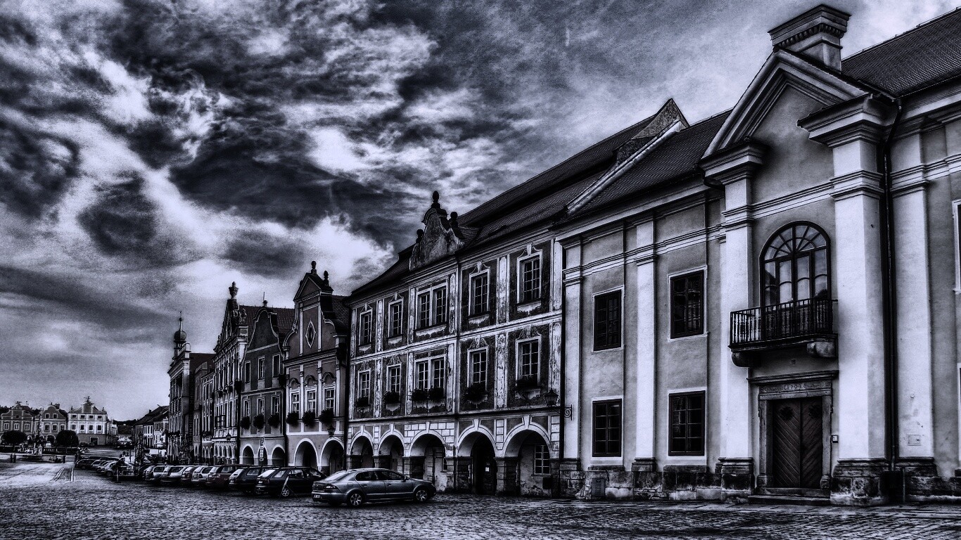 Домики в Чехии обои