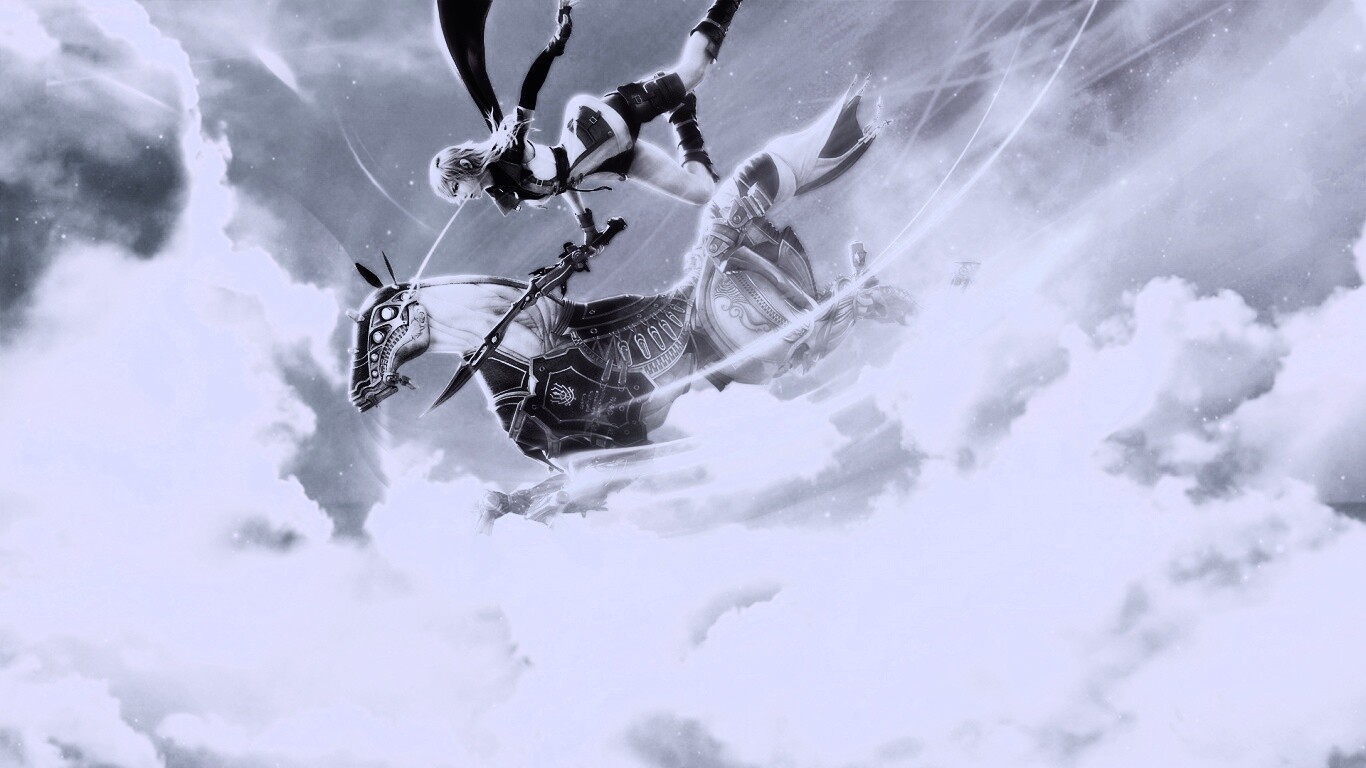 Девушка из Final Fantasy XIII обои