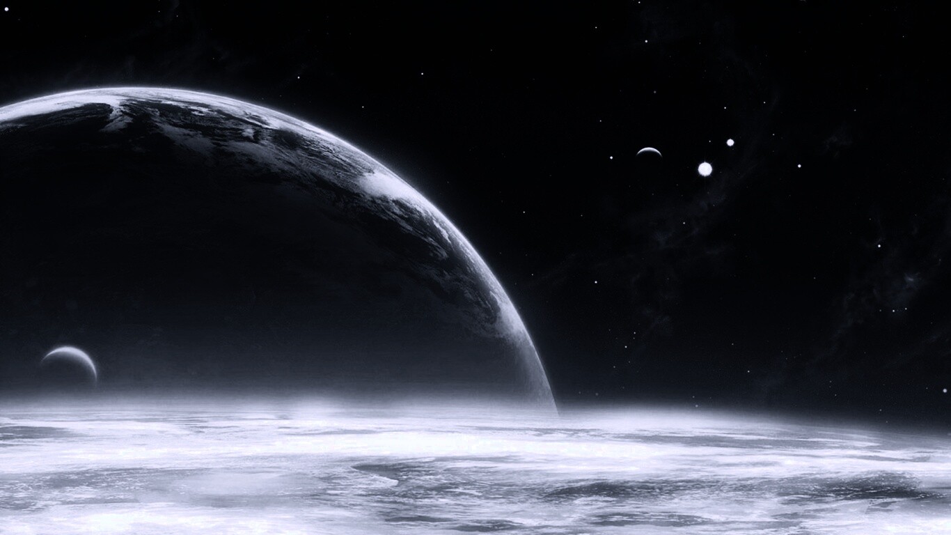 Планета за горизонтом обои