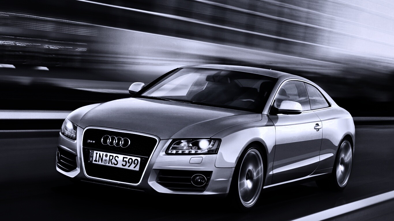 Ауди на скорости обои