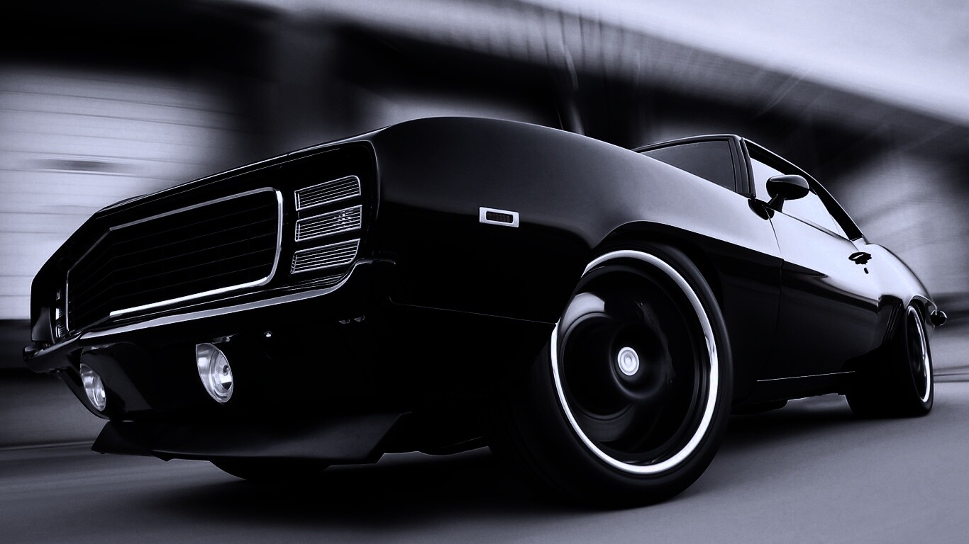 Мускул кар на повороте обои