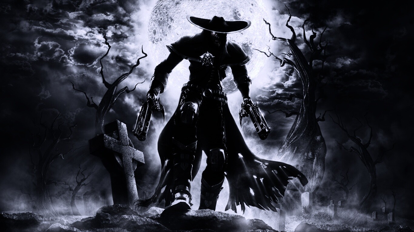 Мертвец с пистолетами обои