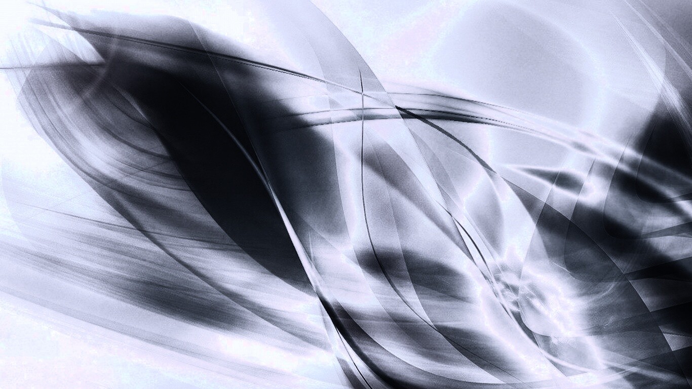 Светящиеся полупрозрачные волны обои