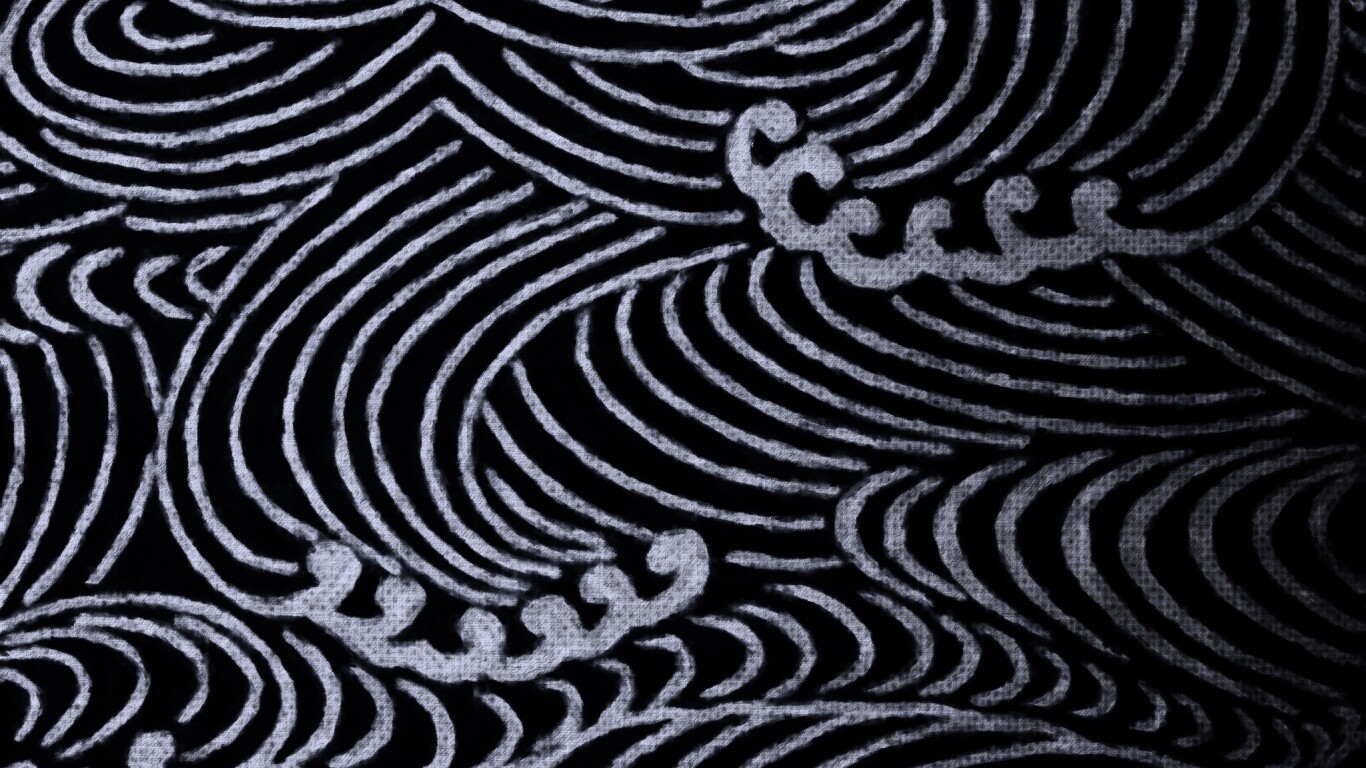 Волны на ткани обои