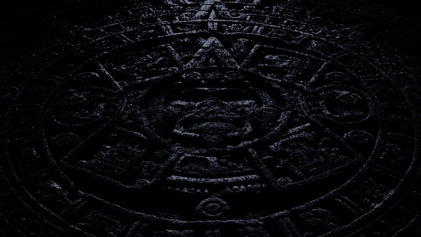 Индейские записи высеченные в камне обои