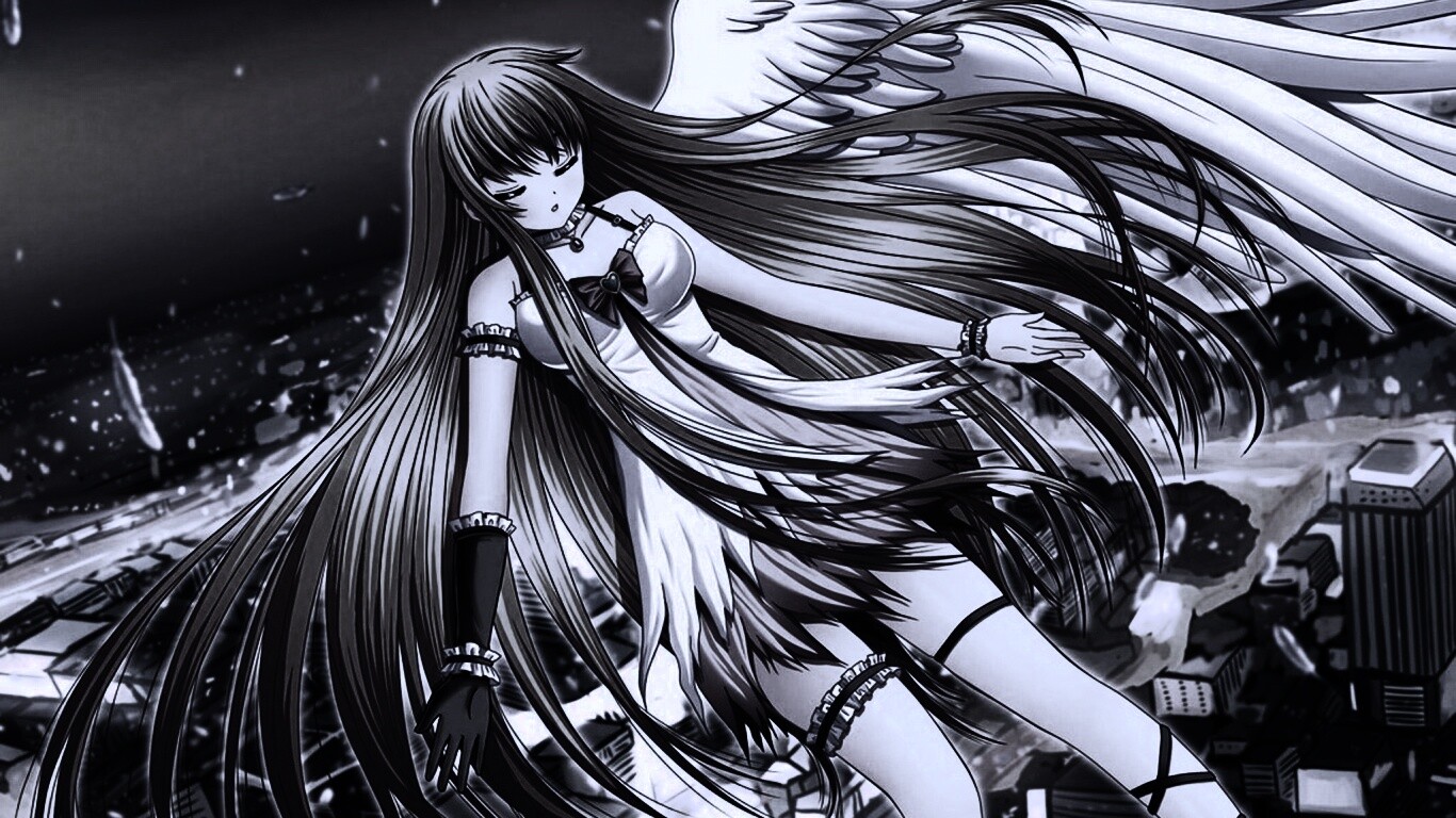 Неопознанная девушка из аниме обои