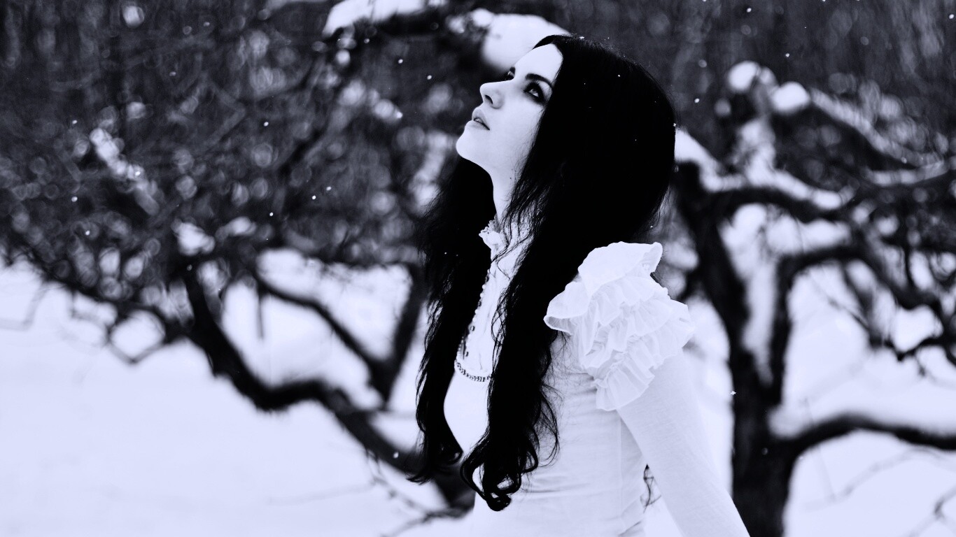 Белоснежная леди обои