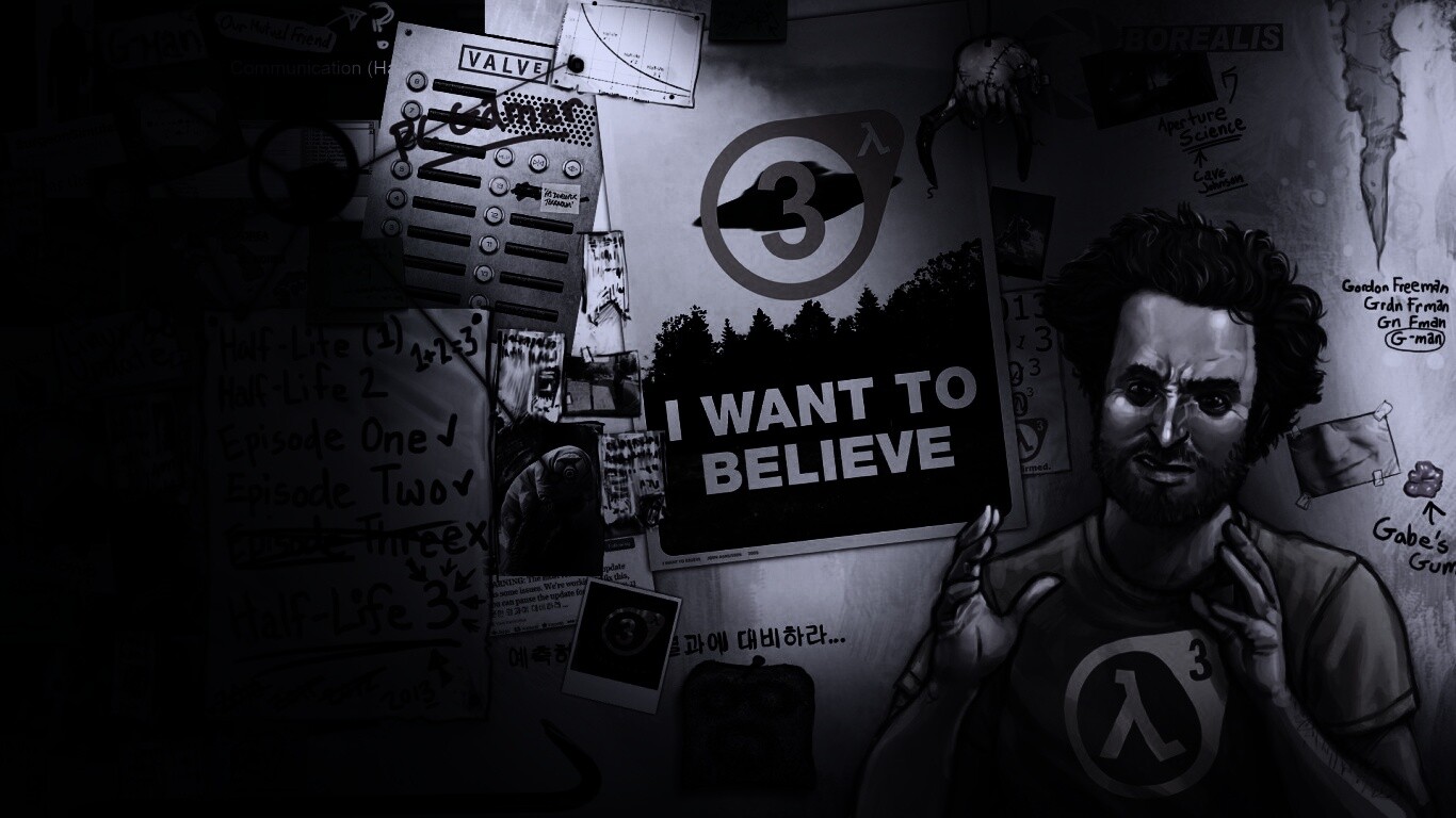 Half Life 3 - I want to believe обои