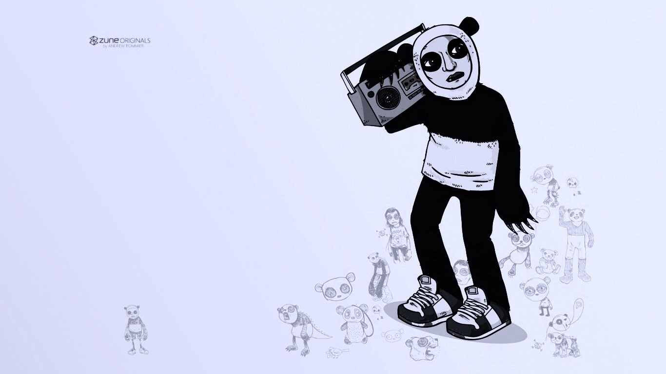 Панда - ньюэйдж обои