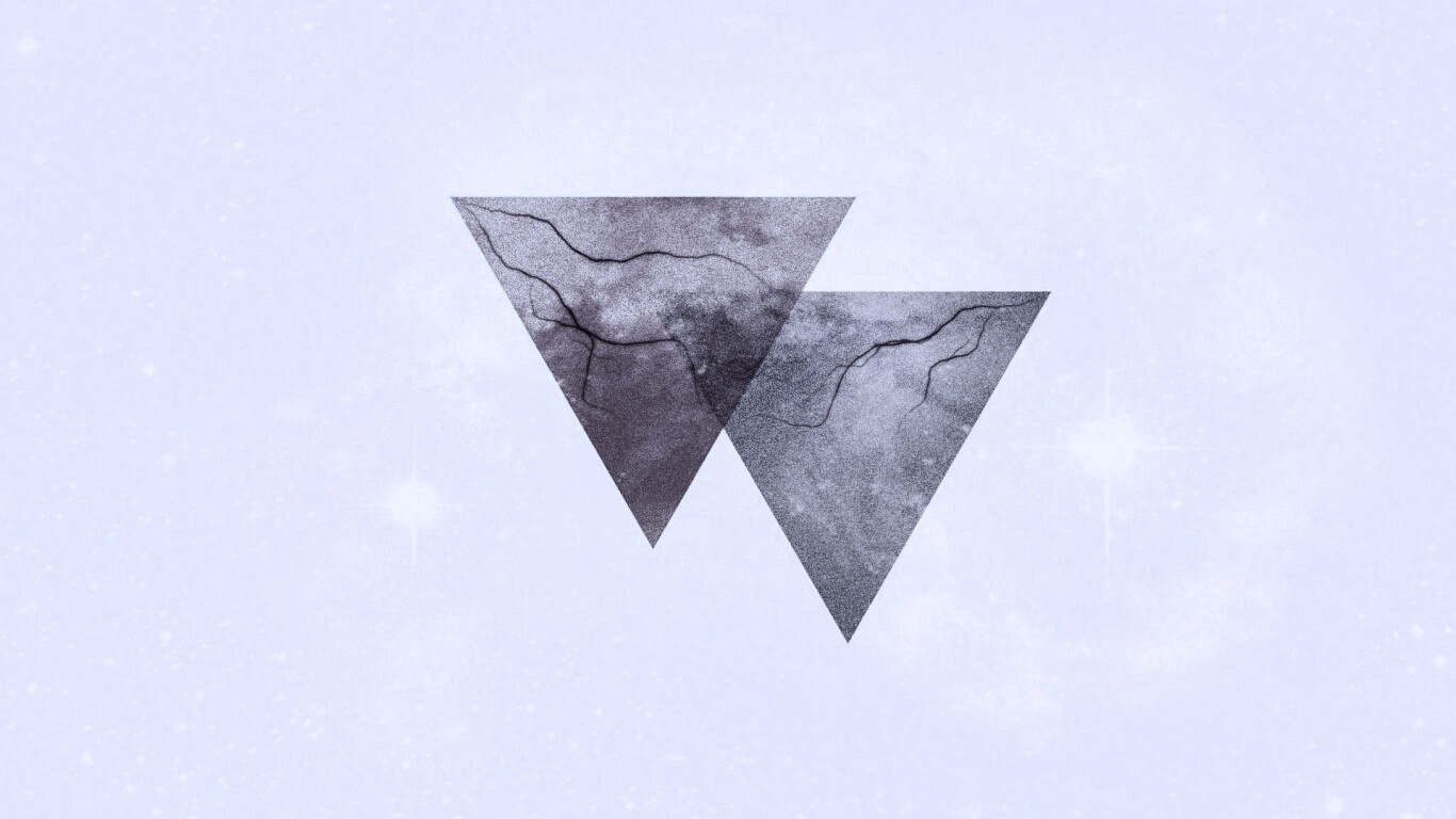 Минималистичные треугольники обои