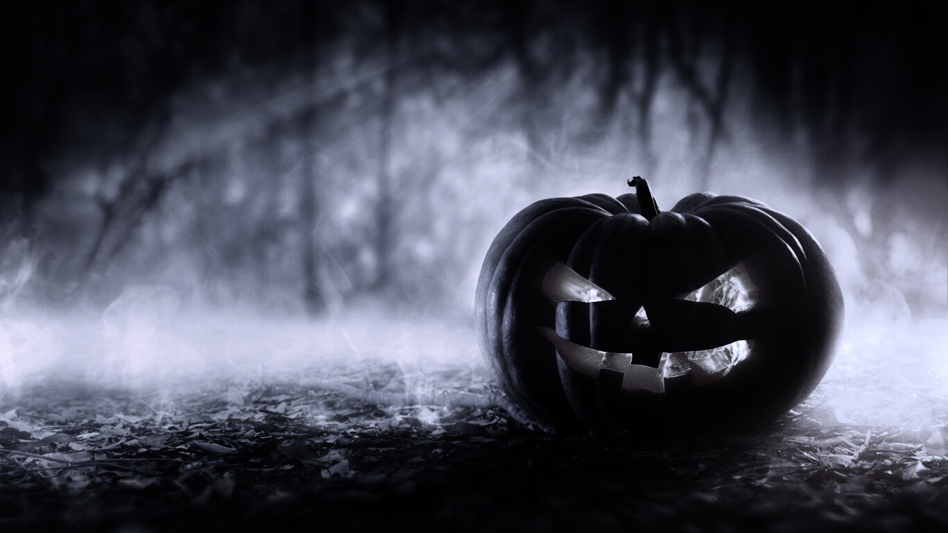 Хэллоуинская тыква обои