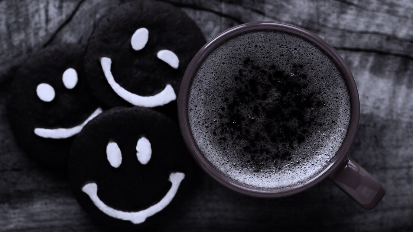 Кофе с печеньками обои