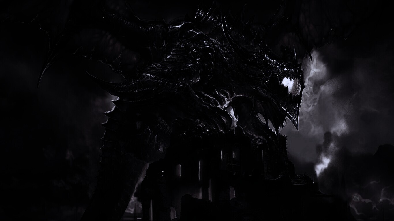 Огромный дракон обои