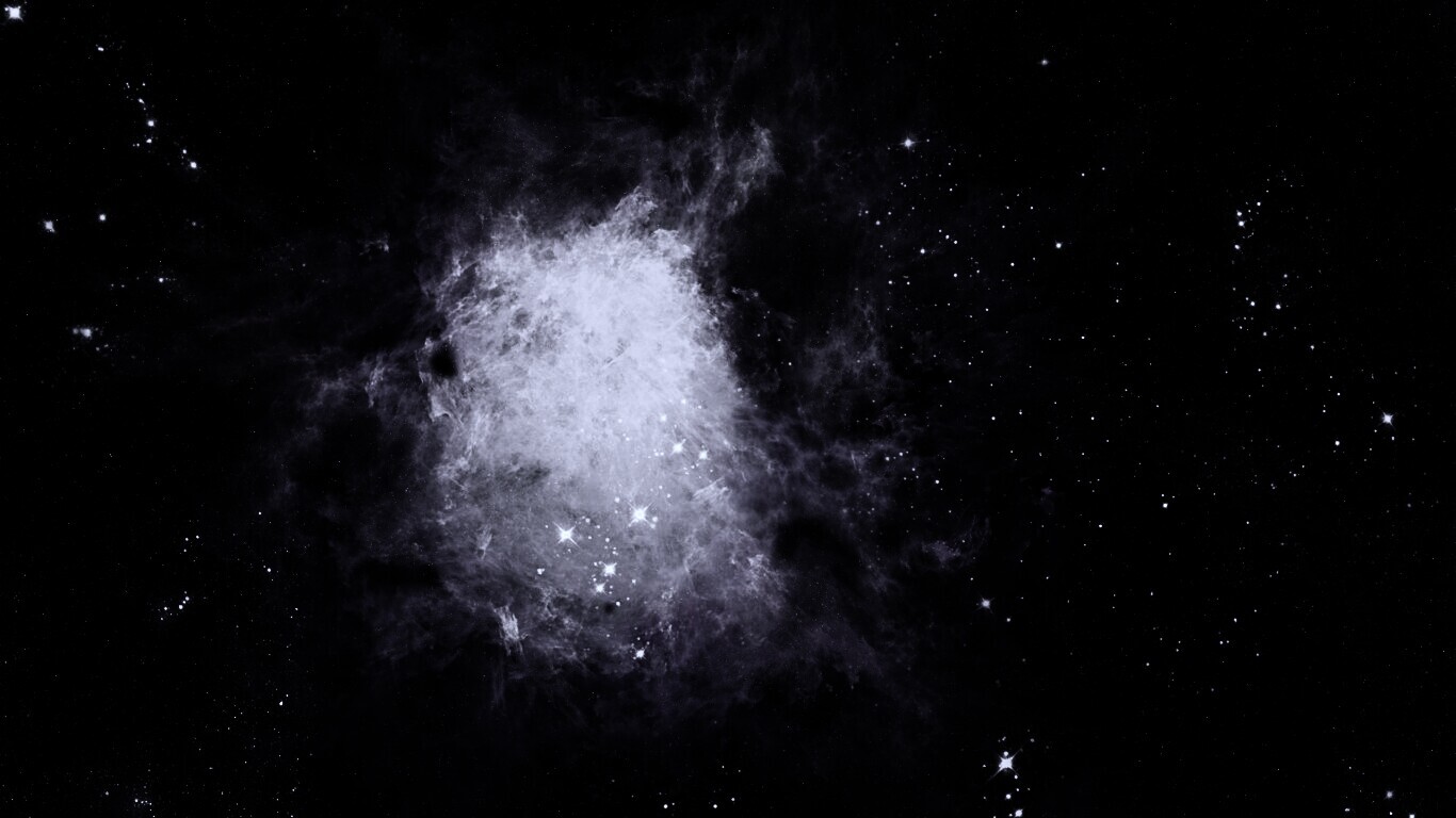 Фиолетовая туманность обои