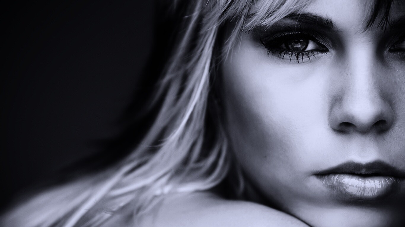 Черно-белое обои