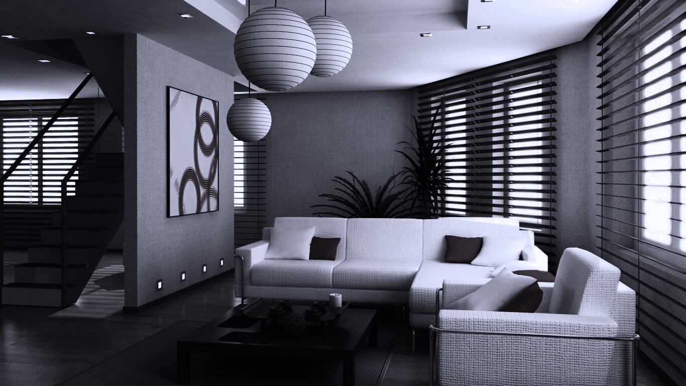 Китайская гостинная обои