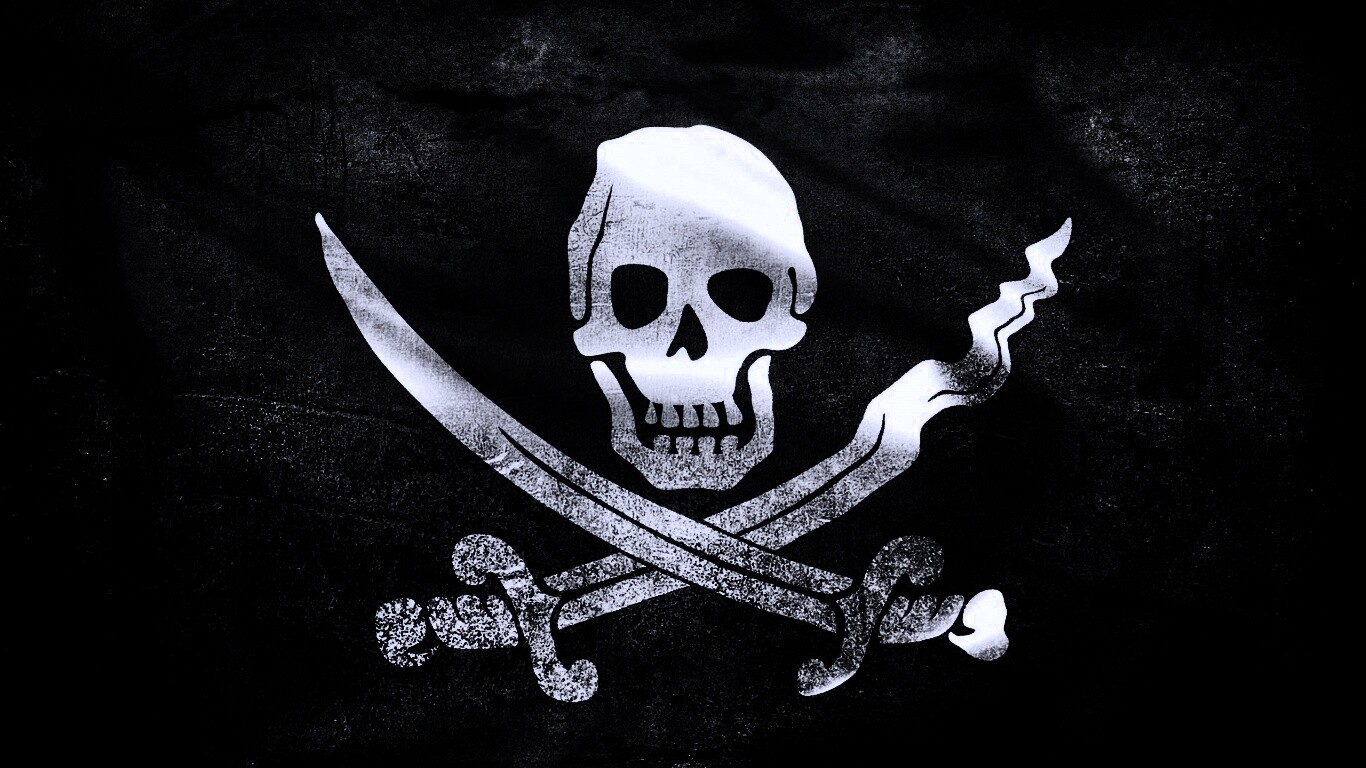 Пиратский флаг обои