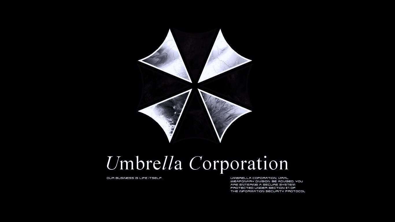Логотип корпорации Амбрелла (Umbrella corp) обои