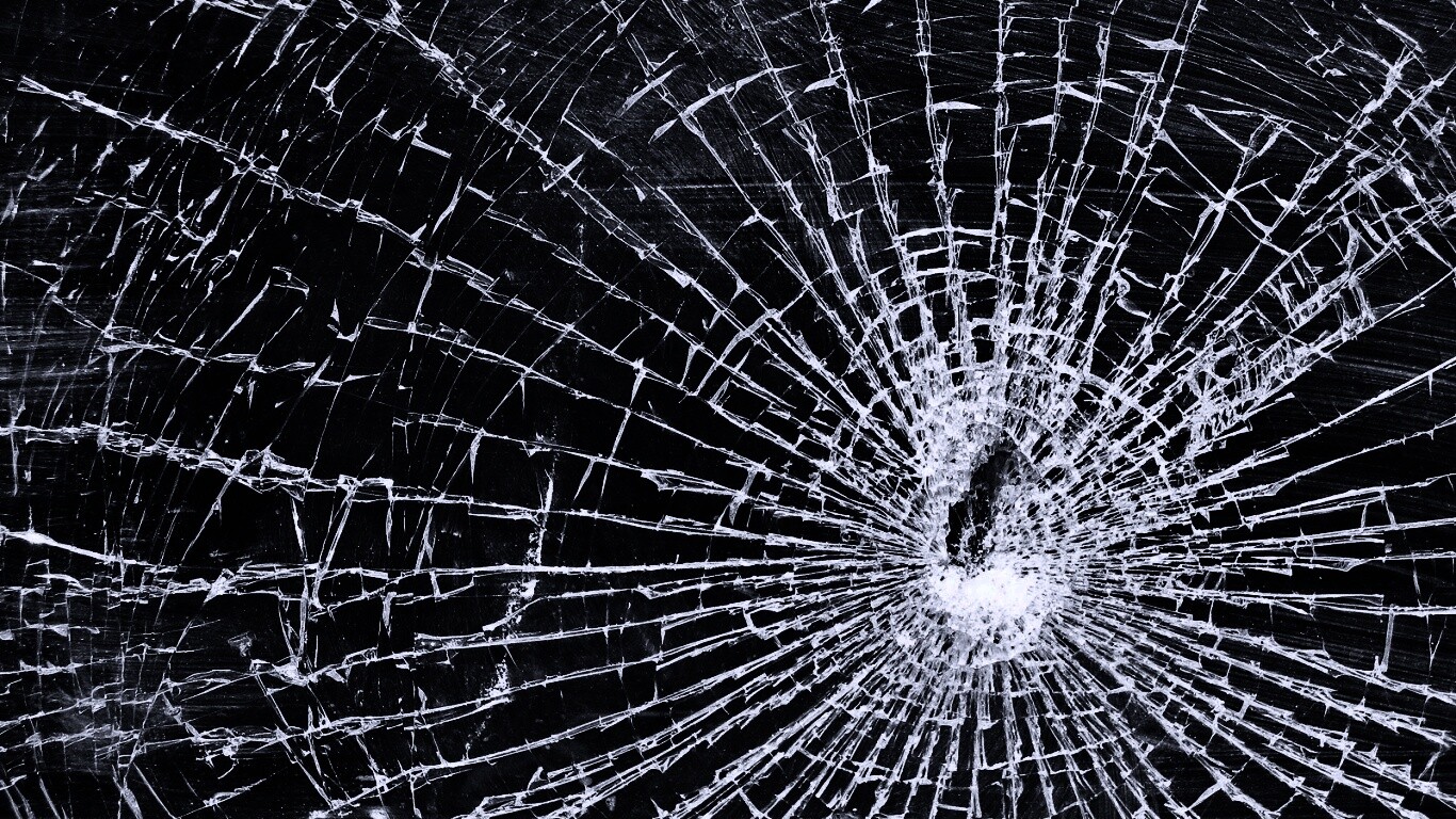 Разбитое стекло, текстура обои