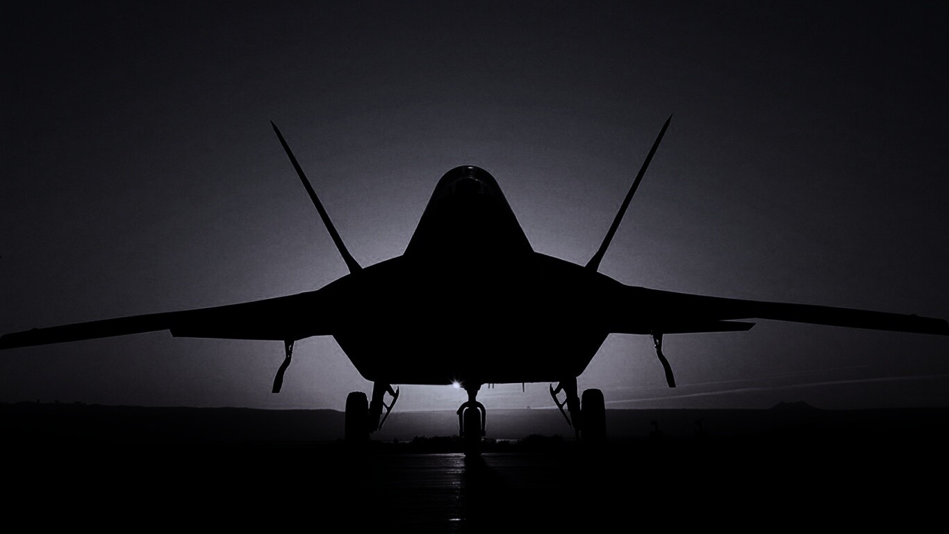 Истребитель F22 обои