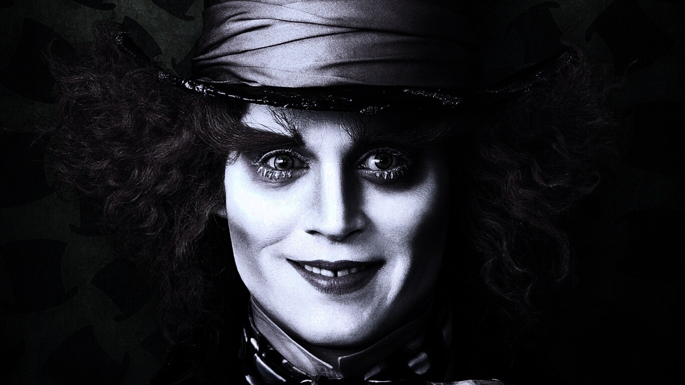 Сумасшедший шляпник обои