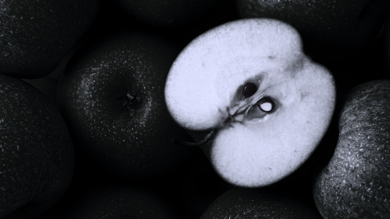 Вкусные свежие яблоки обои