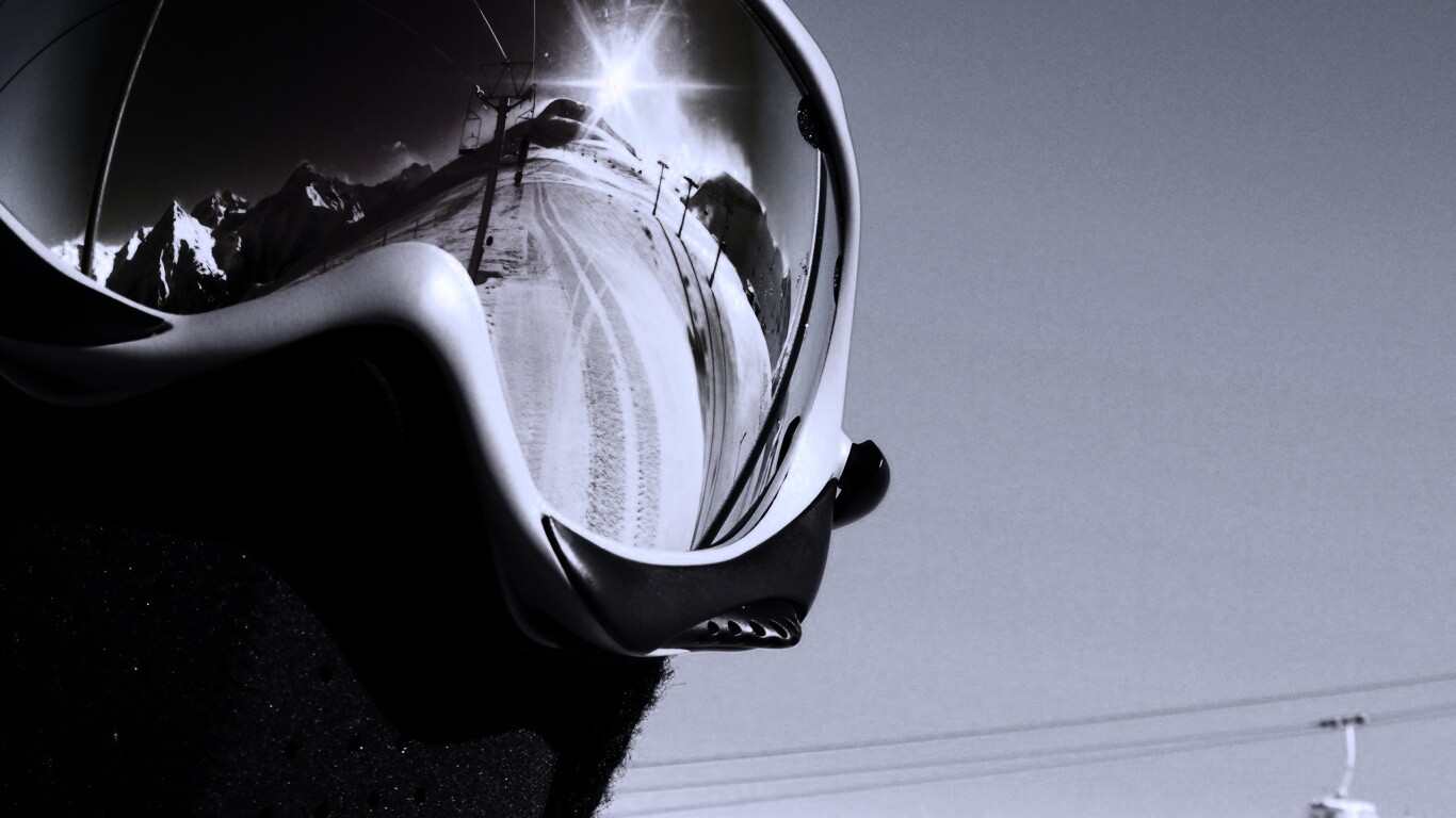 Маска сноубордиста обои