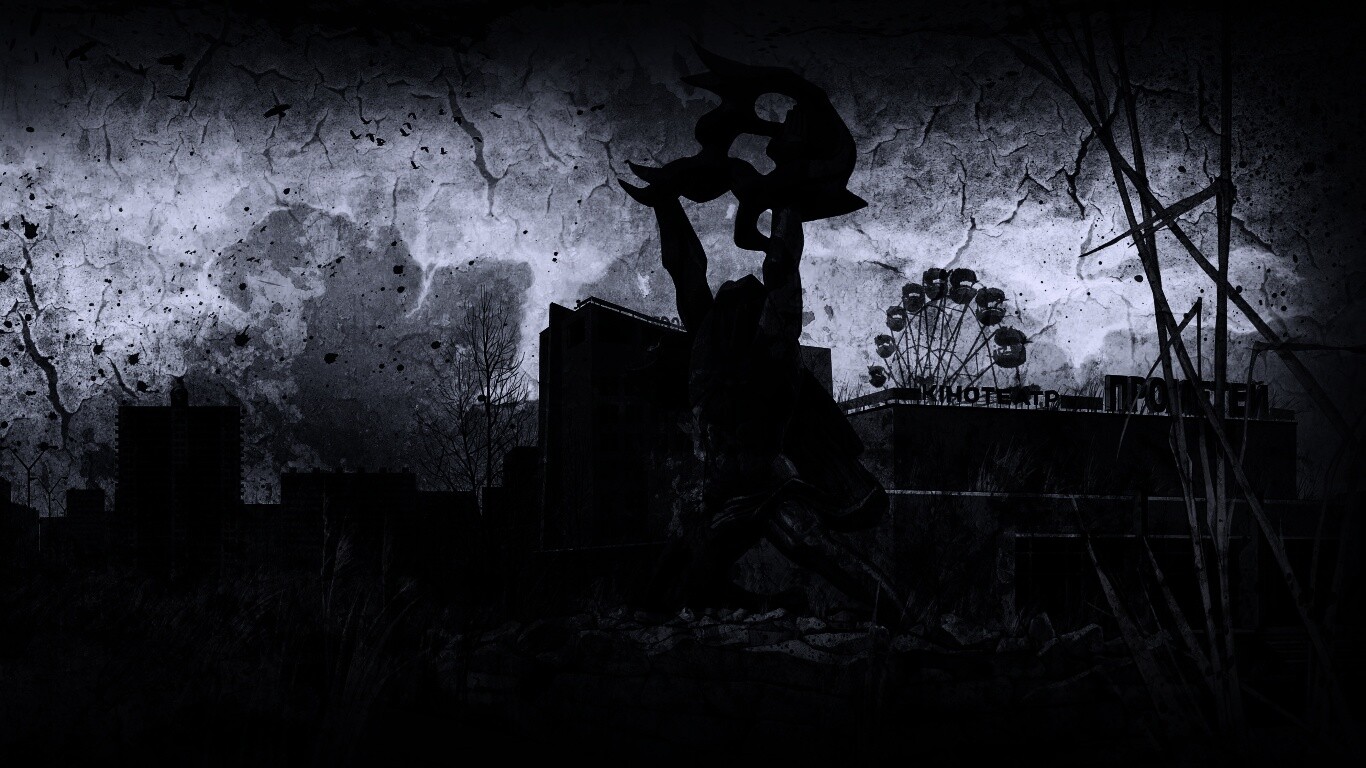 Памятник в Припяти обои