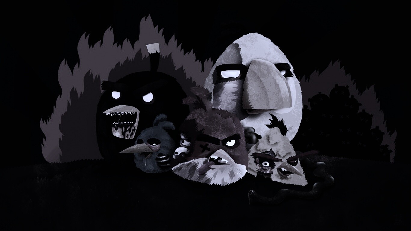 Angry Zombie Birds обои