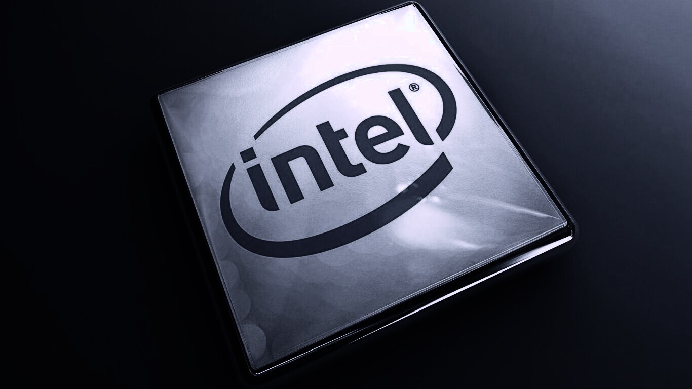 Логотип Intel обои
