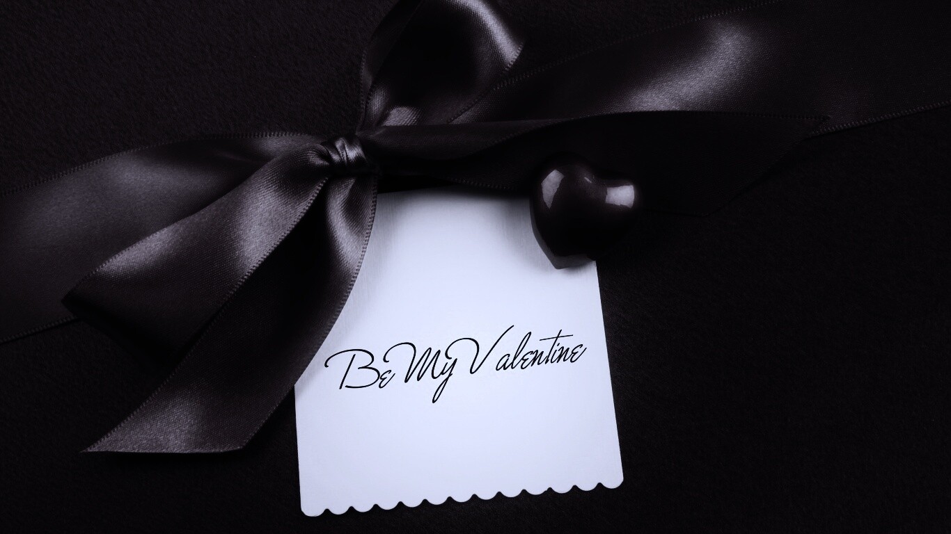 Открытка на день Святого Валентина обои