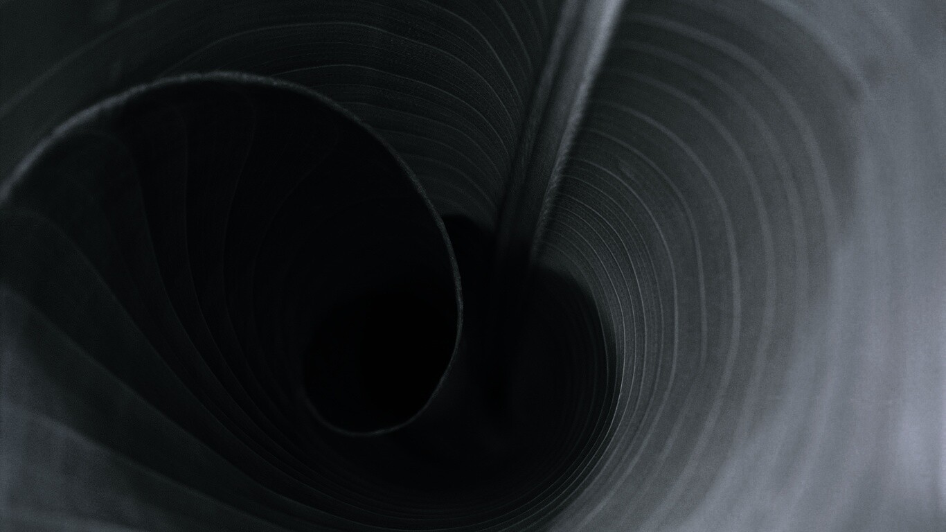 Зеленый лист трубочкой обои