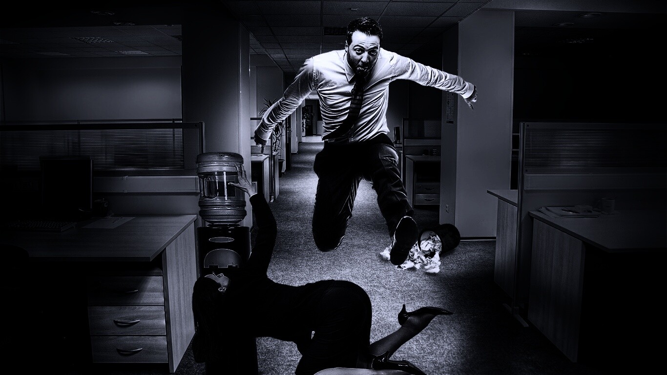 Ещё один день в офисе обои