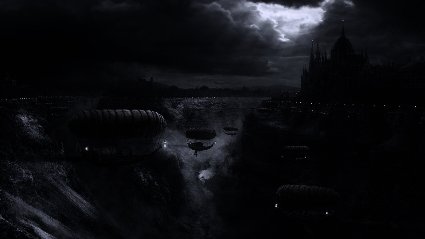 Фентезийный Будапешт обои