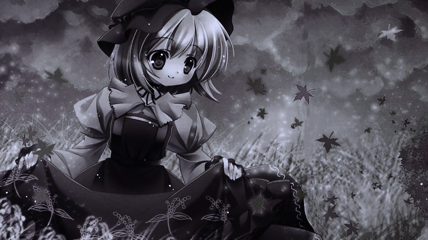 Девочка в поле обои