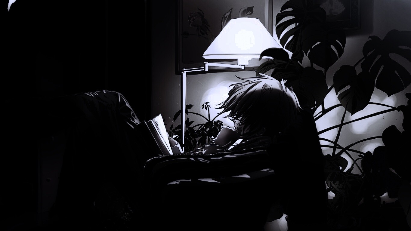 Парень с книжкой обои